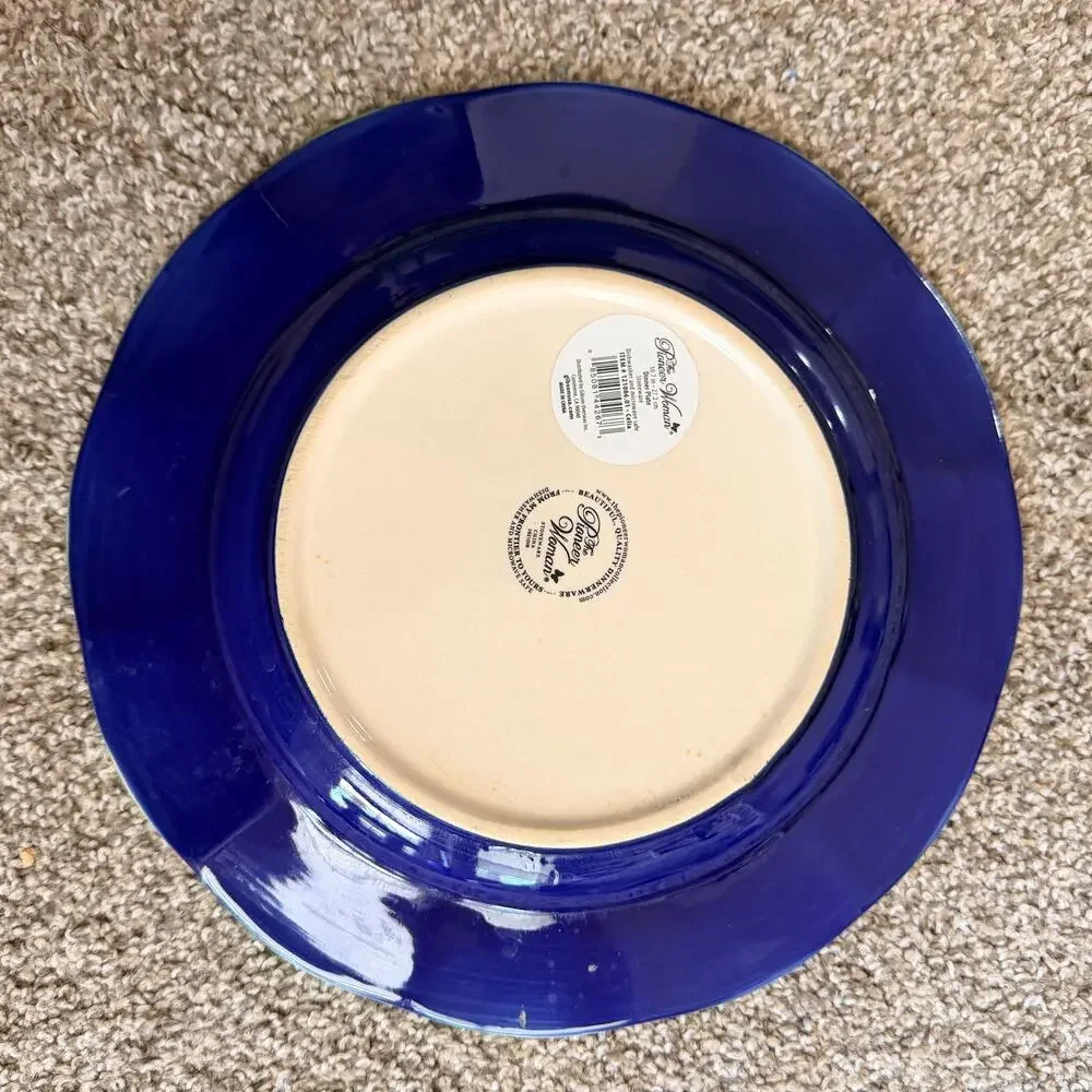Pioneer Woman CELIA Colbalt Blue Floral Dinner Plate Blue Floral